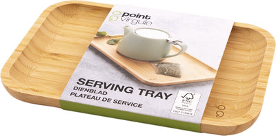 Point-virgule tray from bamboo small 21x14.5x1.9cm