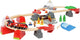 Mondo Brio - 36004 set vigili del fuoco smart tech sound | Set trenino a batteria da 41 pezzi per bambini dai 3 anni in su