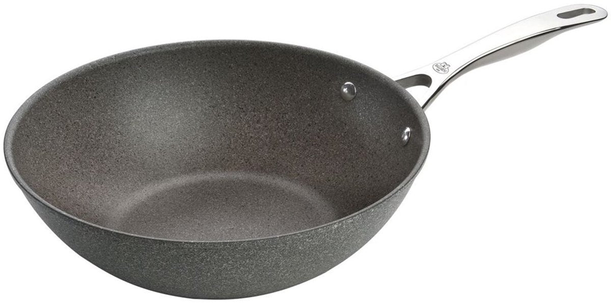 Ballarini salina serie - wokpan - granitium antiaanbaklaag - ø30cm - inductie geschikt