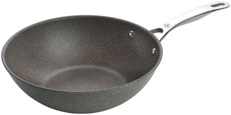Ballarini serie salina - sartén wok - revestimiento antiadherente de granito - ø30cm - apta para inducción