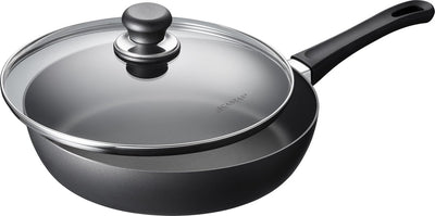 Scanpan sartén con tapa clásica inducción ø 28cm 3 litros - apta para todas las fuentes de calor - revestimiento antiadherente estándar