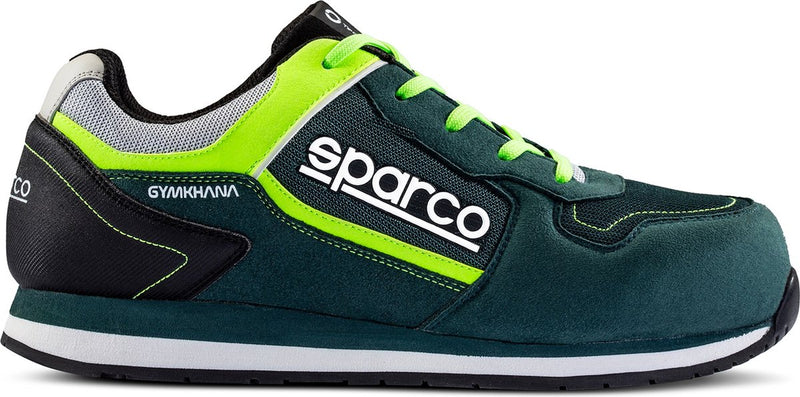 Sparco gymkhana seb s1p src – zapato de seguridad deportivo con estilo dinámico de carreras - verde - talla - 46