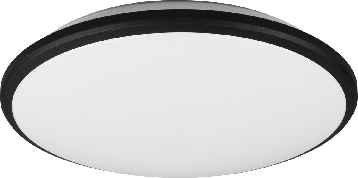 Rl live your light reality limbus - plafondlamp - zwart mat - incl. 1x smd 20,5 w - voetschakelaar