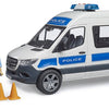 Bruder Mercedes-Benz Sprinter Autobus di polizia con luce e gel