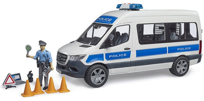 Bruder Mercedes-Benz Sprinter Police Bus con luz y gel