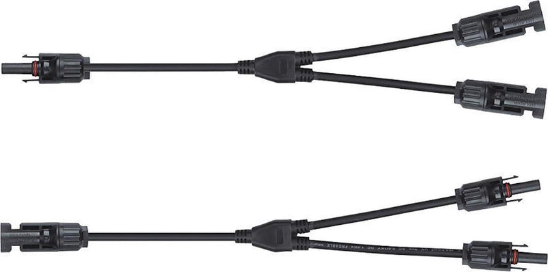 Orno mc4 y splitter - per pannelli solari - set 1x ff-m + 1x mm-f - qualità professionale - cavo pannello solare assemblato