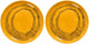 Serax - festa ottolenghi - piatto m - giallo nero - 22 ø - 2 pezzi