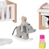 Goki Wooden Puppet Furniture Baby Room, 12dlg.