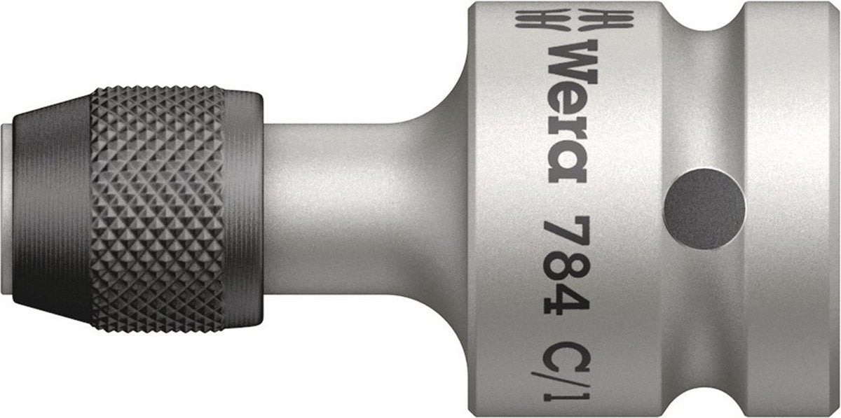Wera 784 c 1 2 adapter met snelwisselfunctie, 1 4 duim x 50 mm - 1 stuk(s) - 05042760001