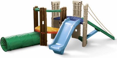 Parco giochi Little Tikes con scivolo e tunnel di gioco - attrezzatura da gioco