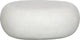 Vtwonen pebble side table - fiber clay - concrete look - white - 31x65x49 cm