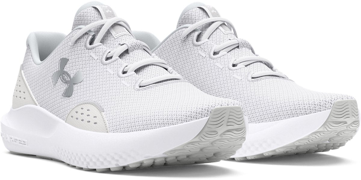 Zapatillas deportivas de mujer under armour ua w charged surge 4-wht - blanco - gris distante - plateado metalizado