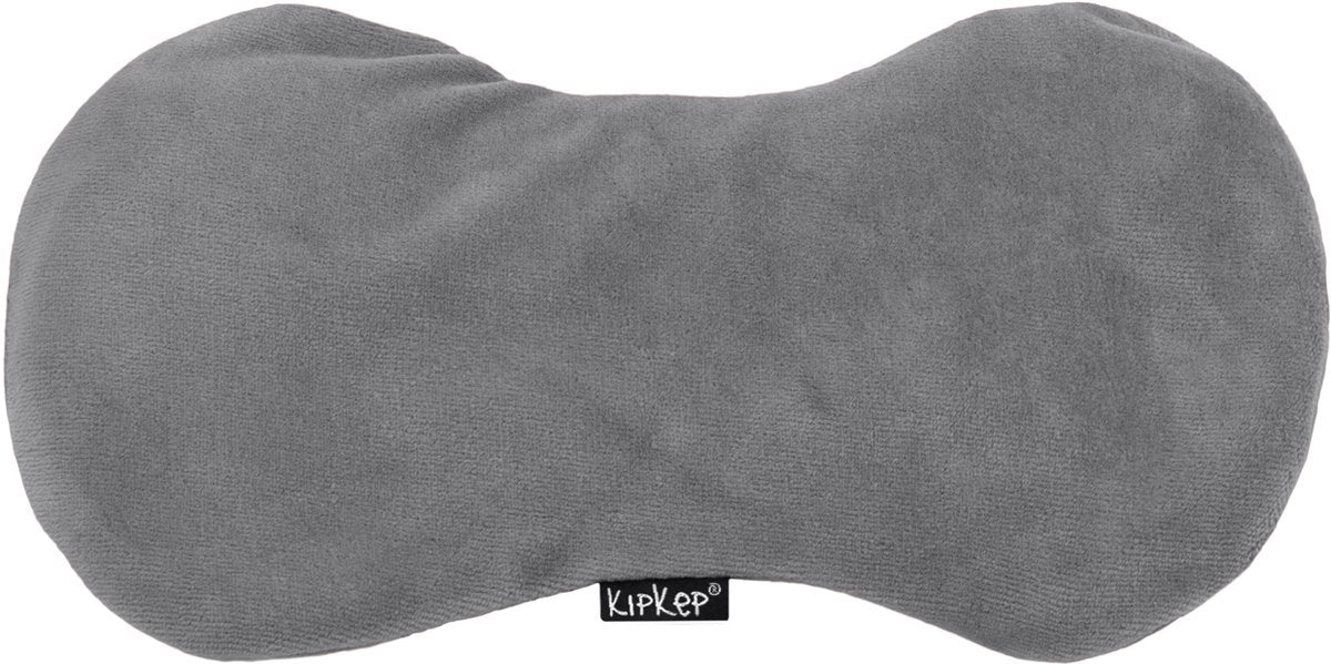 Kipkep woller warmtekussen - pebble grey - pittenzak - bij buikkrampjes - kruik - onrust - huilbaby - grijs