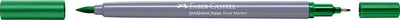 Faber-castell - duo watercolor marker - goldfaber - emerald green 163 - brush 0.6mm - fc-164663