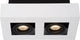Lucide xirax - plafondspot (plafondlamp) - led dim to warm - gu10 - 2x5w 2200k 3000k - wit