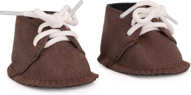 Bambole Miniland ml: scarpe per ragazzo e ragazza 32m, marrone, 3+