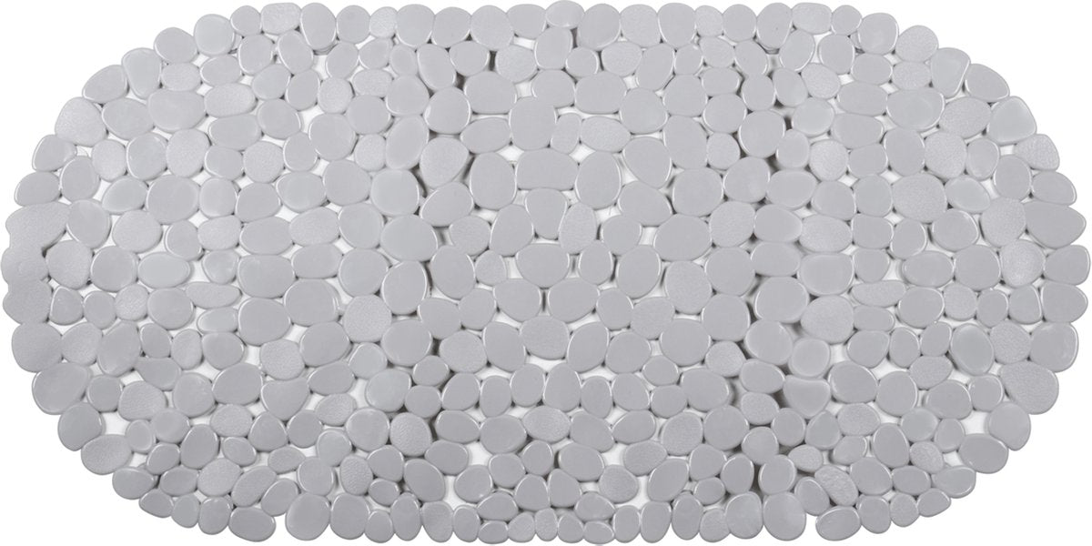 Tappetino da bagno antiscivolo Differnz lapis 70x35 cm grigio