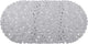 Tappetino da bagno antiscivolo Differnz lapis 70x35 cm grigio