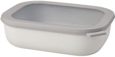 Mepal - multi bowl cirqula food storage box - 2000 ml - rectangular - nordic white