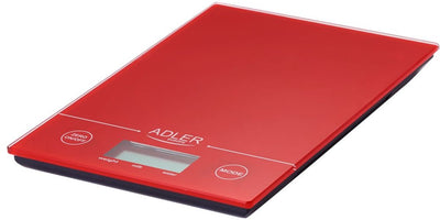 Adler AD3138R - kitchen scale - red