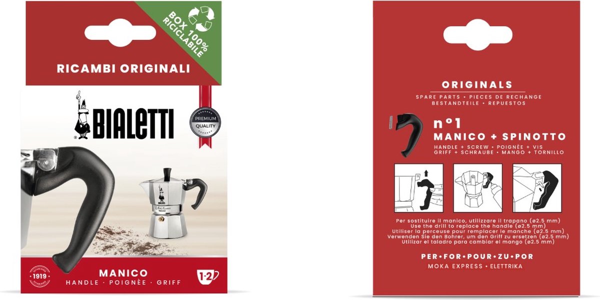 Bialetti set de repuesto moka express 12 cabezales - placa de filtro 3 anillos de sellado - pieza original