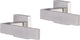 Impresso deurkruk - luton - voor binnen - vierkant - rvs - 2 stuks