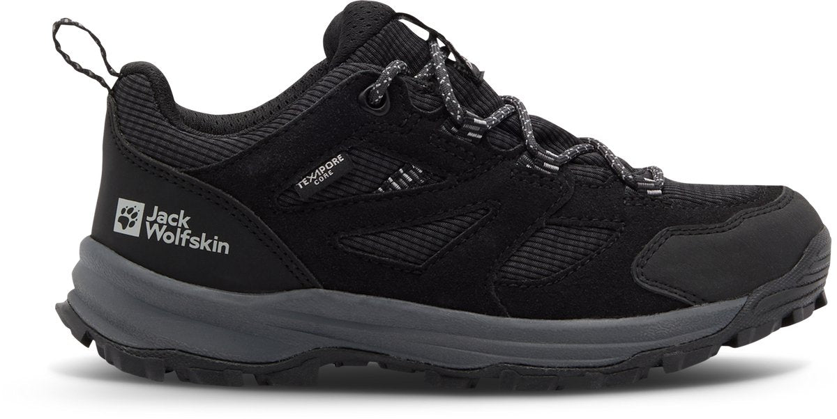 Jack wolfskin vojo tour texapore low k scarponcini da trekking per bambini-phantom
