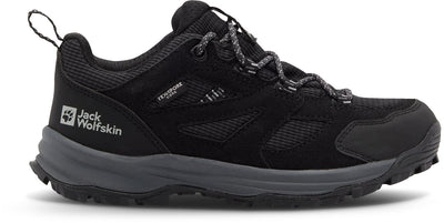 Jack wolfskin vojo tour texapore mid wandelschoenen zwart eu 36 jongens,meisjes