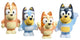Tomy bluey juguetes de baño squirter 4-pack multicolor para niños.
