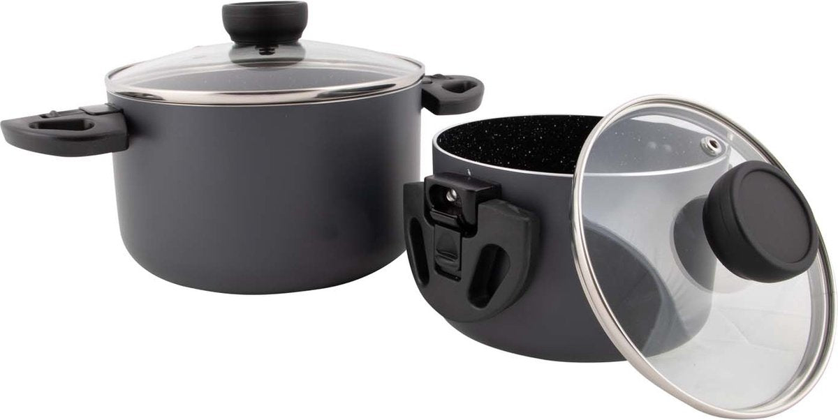 Bo-camp - pannenset - twist - compact 2 - aluminium - inductie