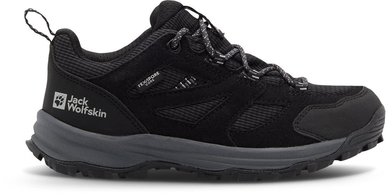 Jack wolfskin vojo tour texapore low k scarponcini da trekking per bambini-phantom