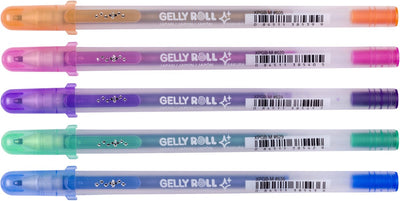 Sakura • gelly roll gel pen silver shadow set