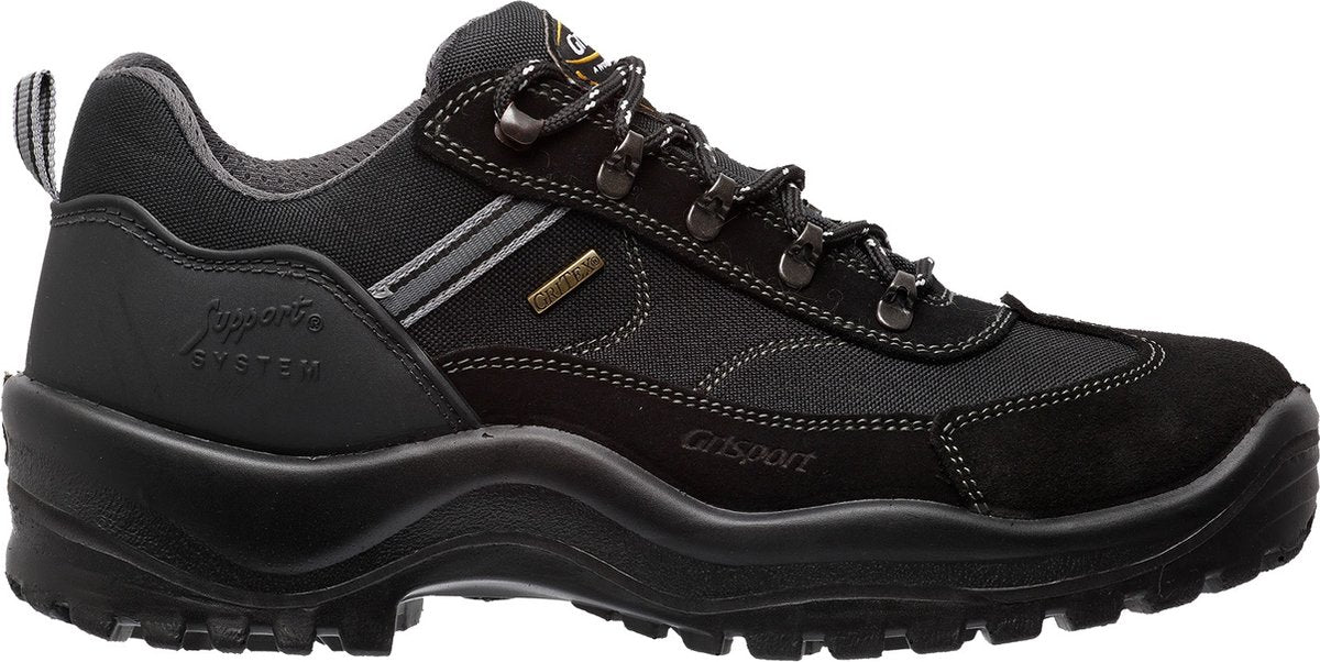 Scarponi da trekking unisex Grisport torino bassi - neri