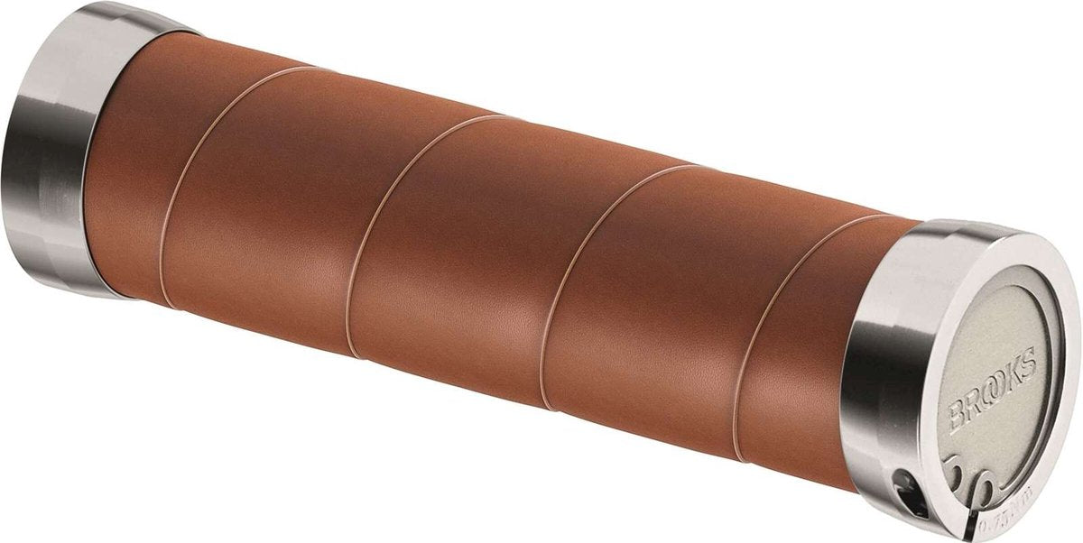 Brook's Manys Slendero Impugnate in pelle 100 130mm Miele