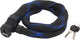 Abus ivera acero -o -flex 7200 85 negro - 85 cm - bloqueo de bicicletas