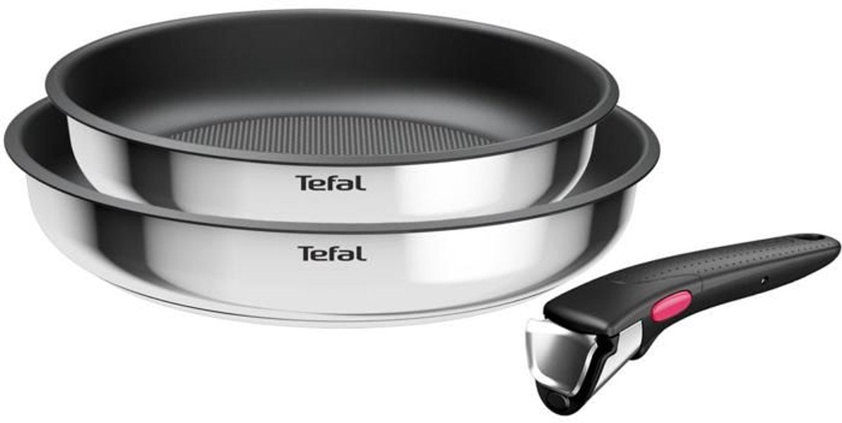 Set di padelle Tefal Cook Eat 22 da 26 cm argento