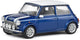 Solido mini cooper s '94, scala blu 1:43