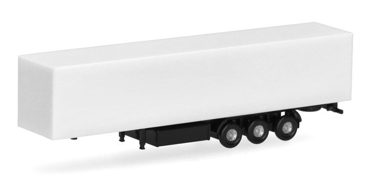 Caja semirremolque Herpa 3a., blanca (2 uds.)