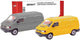 Herpa vw t4 transporter gris amarillo (mini kit 2 uds.)