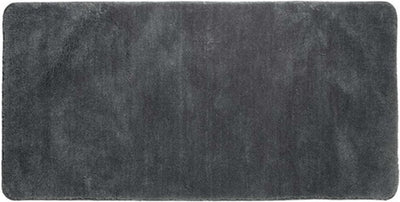 Sealskin angora -badmat 70x140 cm - polyester - donkergrijs