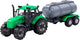 Cavallino Toys Tractor Cavallino con petrolero verde, escala 1:32