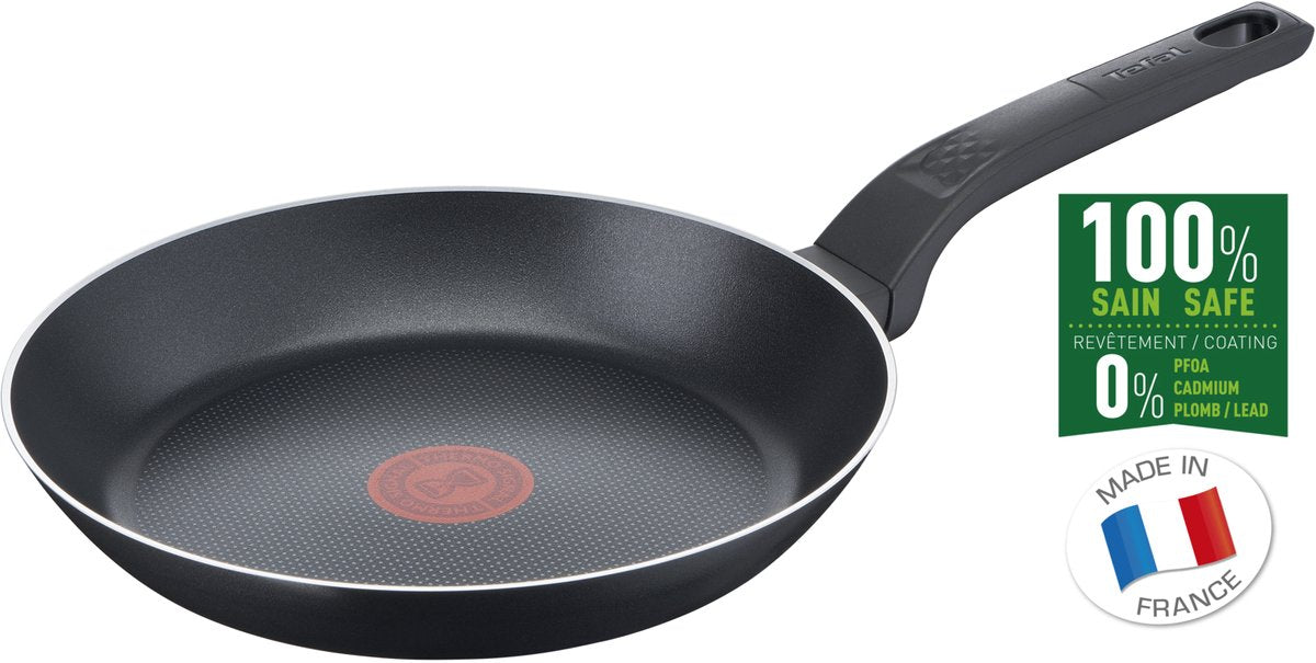 Tefal easy cook clean - sartén - ø 24 cm - revestimiento antiadherente - no apta para inducción