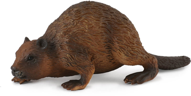 Statuetta Collecta - castoro - (m) - animali della foresta - dipinta a mano - miniatura