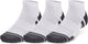 Under armour ua performance tech 3pk low-wht calcetines deportivos unisex - blanco - gris azabache