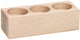 Tè -Light Holder Rectangle Beech Wood