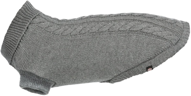 Trixie suéter para perros - kenton - gris - 55cm