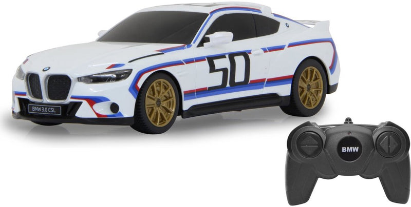 Jamara rc voertuig auto - 402172 rc sport auto bmw 3.0 csl - wit - 2,4ghz rc model kant en klaar - 1:24 bestuurbare auto