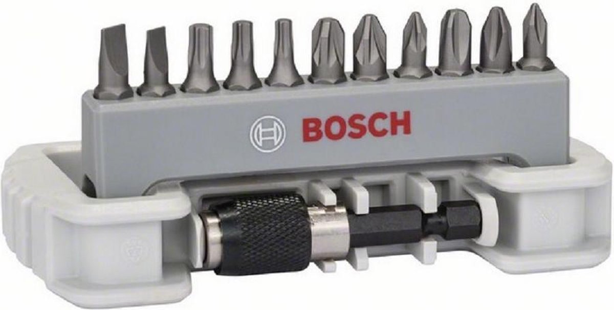 Set di punte per cacciavite Bosch Professional - acc 2608522130 - 11 pezzi - incl. portapunte