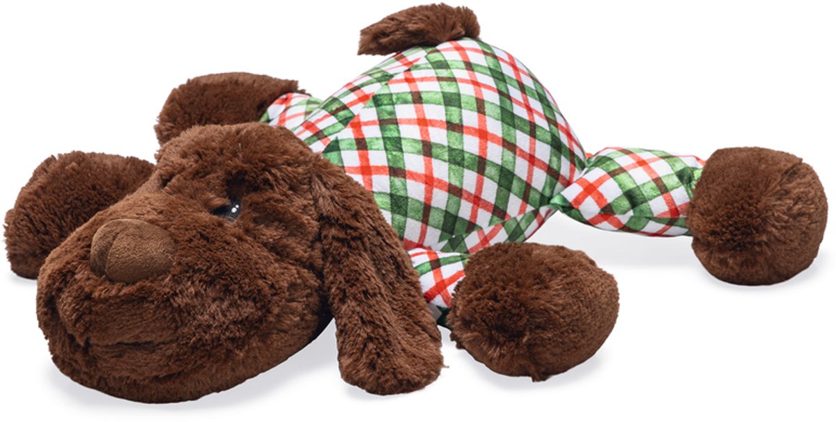 Beeztees hondenknuffel arrow - hondenspeelgoed - pluche - maat xl - 45x46x13cm