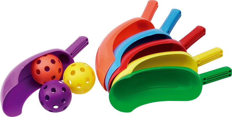Set megaform di 6 racchette e palline colorate